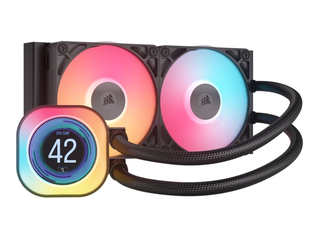 Corsair | Liquid CPU Cooler | iCUE LINK TITAN 240 RX LCD | Intel, AMD