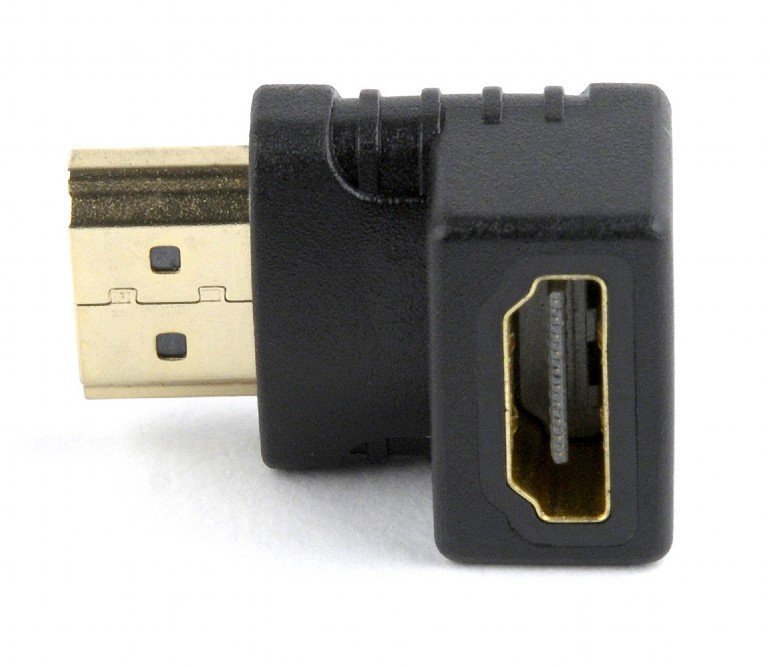 Cablexpert HDMI right angle adapter, 90° downwards | Cablexpert