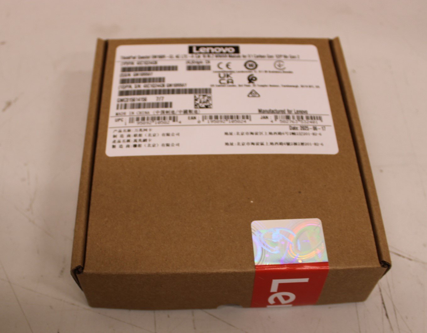 SALE OUT. Lenovo ThinkPad Quectel EM160R-GL 4G LTE-A Cat 16 M.2 WWAN Module for X1 Carbon Gen 12/P16v Gen 2 UNPACKED  | Lenovo WWAN Module for X1 Carbon Gen 12/P16v Gen 2 | ThinkPad Quectel EM160R-GL 4G LTE-A Cat 16 M.2 | UNPACKED | 42 x 30 x 2.3 mm