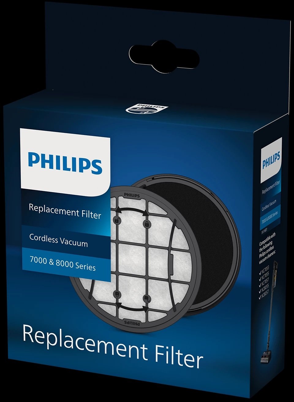 Philips | Replacement filter for 6000, 7000 and 8000 Series Wireless VC | XV1681/01