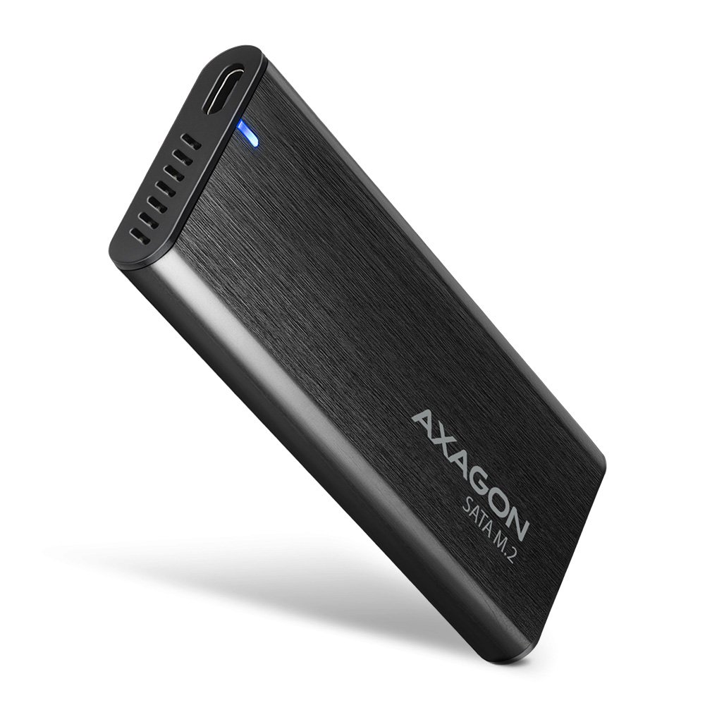 AXAGON External USB-C 3.2 Gen 2 metal box for M.2 SATA SSD disks | EEM2-SBC