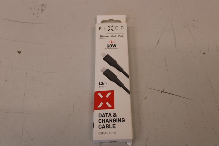 SALE OUT. FIXED Liquid Silicone Cable USB-C/Lightning, 1,2m, black | Fixed | Liquid Silicone Cable USB-C/Lightning, 1.2m | FIXDLS-CL12-BK | Black | DAMAGED PACKAGING, DEMO