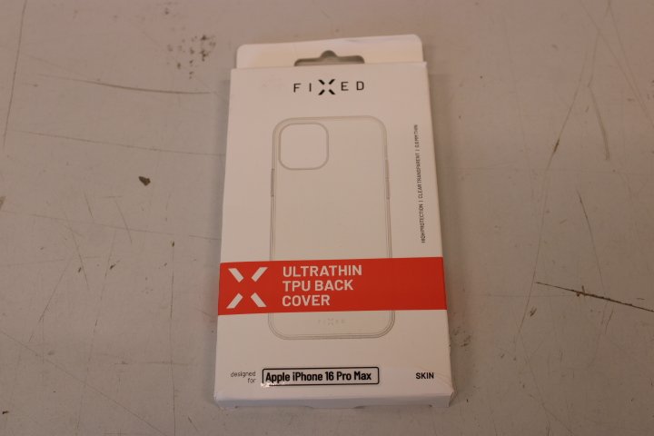 SALE OUT. FIXED Story Slim TPU Back Cover for Apple iPhone 16 Pro Max, clear | Fixed | Story Slim | Back cover | Apple | iPhone 16 Pro Max | TPU | Transparent | DAMAGED PACKAGING, DEMO
