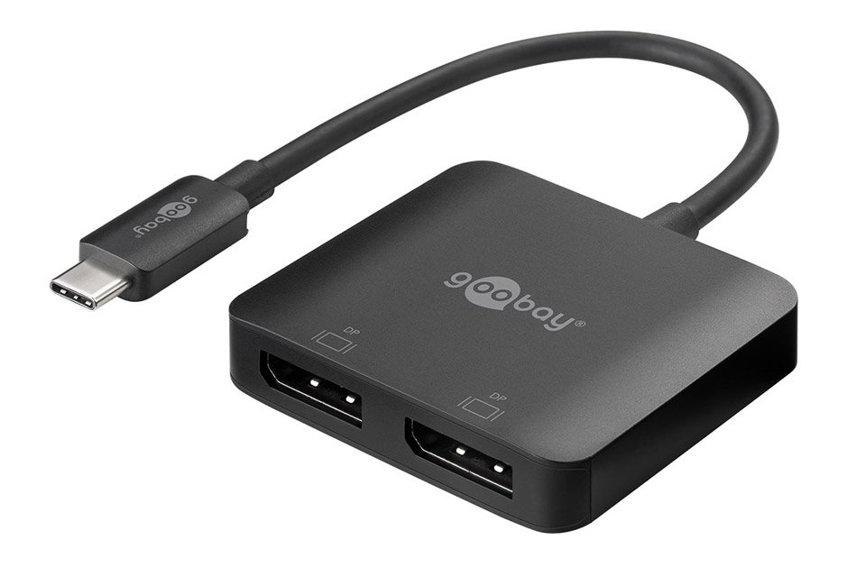 Goobay USB-C Adapter to 2x DisplayPort | 60171