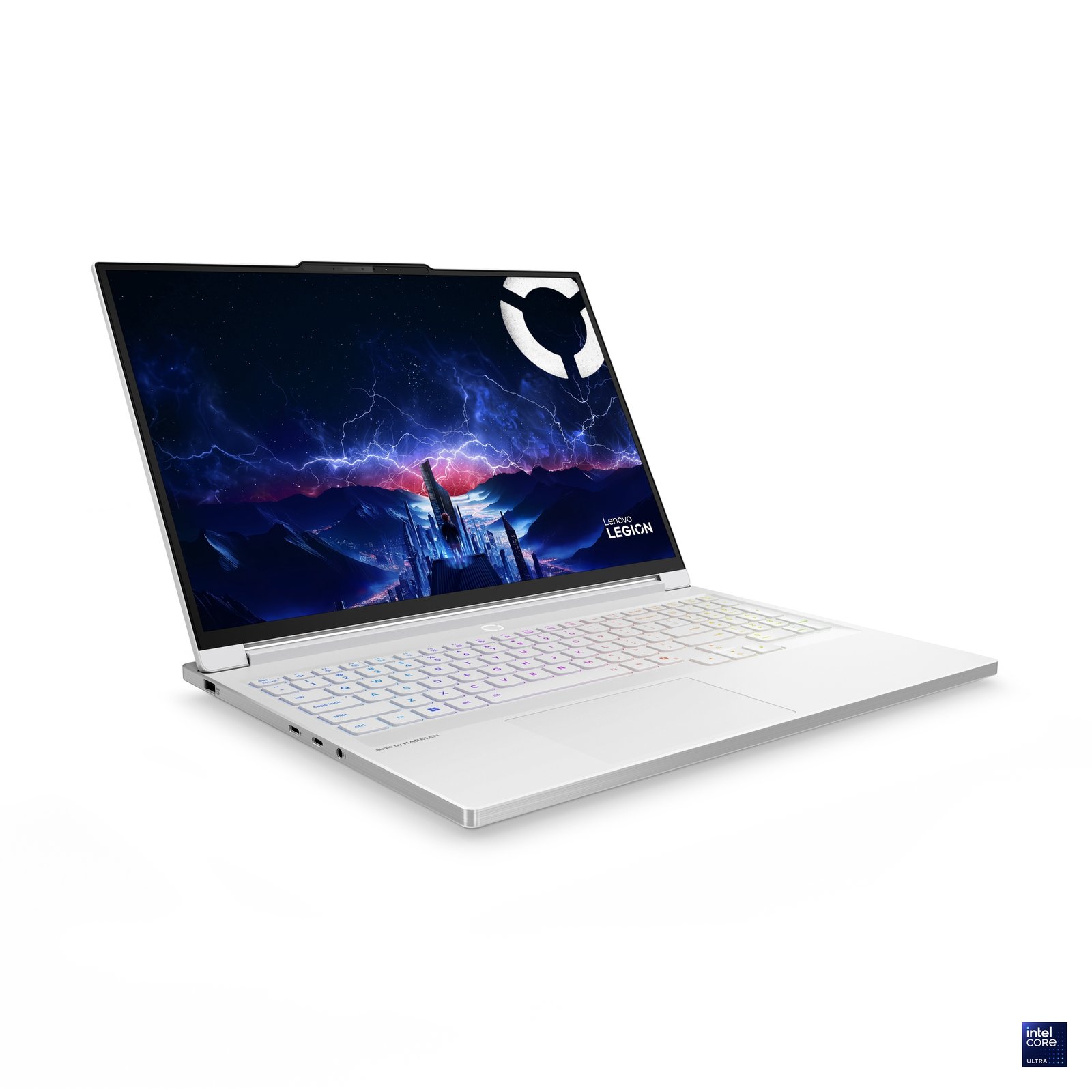 Lenovo Legion 7 16IAX10 | Glacier White | 16 " | OLED | WQXGA | 2560 x 1600 pixels | Intel Core Ultra 9 | 275HX | 32 GB | CSODIMM DDR5 | Solid-state drive capacity 2000 GB | NVIDIA GeForce RTX 5070 | GDDR7 | 8 GB | Windows 11 Home | 802.11be | Bluetooth version 5.4 | Keyboard language Nordic | Keyboard backlit | Warranty 24 month(s) | Battery warranty 12 month(s)
