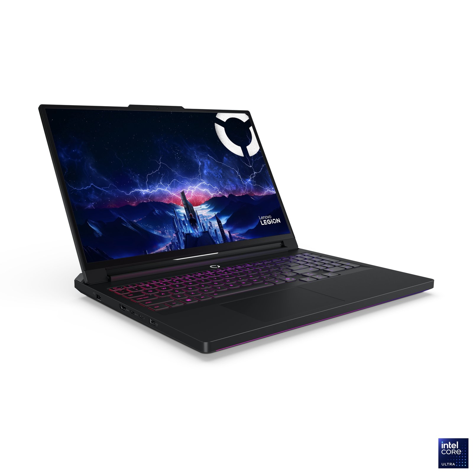 Lenovo Legion Pro 7 16IAX10H | Eclipse Black | 16 " | OLED | WQXGA | 2560 x 1600 pixels | Intel Core Ultra 9 | 275HX | 32 GB | CSODIMM DDR5 | Solid-state drive capacity 2x1000 GB | NVIDIA GeForce RTX 5080 | GDDR7 | 16 GB | Windows 11 Home | 802.11be | Bluetooth version 5.4 | Keyboard language Nordic | Keyboard backlit | Warranty 24 month(s) | Battery warranty 12 month(s)
