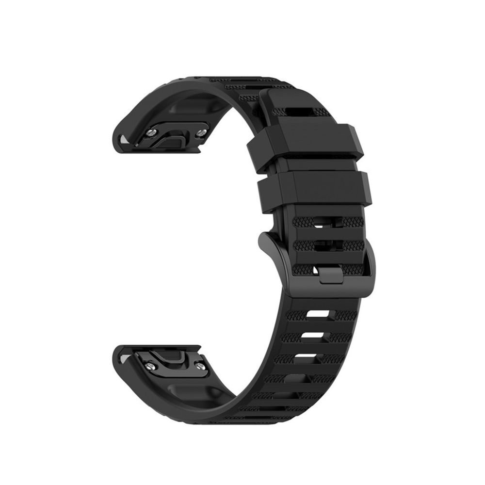 Fixed | Silicone Strap for Garmin QuickFit 22mm | Black