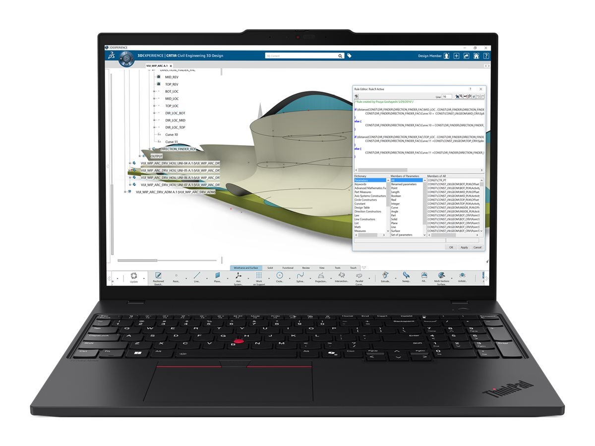 Lenovo ThinkPad P16s G4 AMD | Black | 16 " | IPS | WUXGA | 1920 x 1200 pixels | Anti-glare | AMD Ryzen AI 7 PRO | 350 | 64 GB | SO-DIMM DDR5 | Solid-state drive capacity 1000 GB | AMD Radeon 860M Graphics | Windows 11 Pro | 802.11be | Bluetooth version 5.4 | Keyboard language English | Keyboard backlit | Warranty 36 month(s) | Battery warranty 12 month(s)
