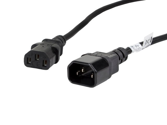 Lanberg | IEC 320 C13 to C14 Cable | CA-C13E-11CC-0018-BK