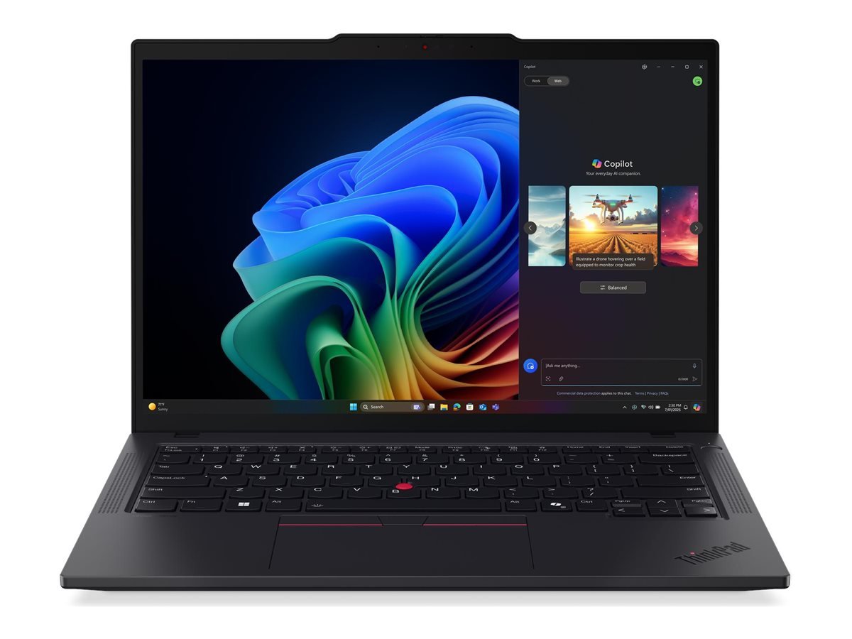 Lenovo ThinkPad T14 G6 AMD | Black | 14 " | IPS | WUXGA | 1920 x 1200 pixels | Anti-glare | AMD Ryzen AI 7 PRO | 350 | 32 GB | SO-DIMM DDR5 | Solid-state drive capacity 1000 GB | AMD Radeon 860M Graphics | Windows 11 Pro | 802.11be | Bluetooth version 5.4 | LTE Upgradable | Keyboard language Nordic | Keyboard backlit | Warranty 36 month(s) | Battery warranty 12 month(s)