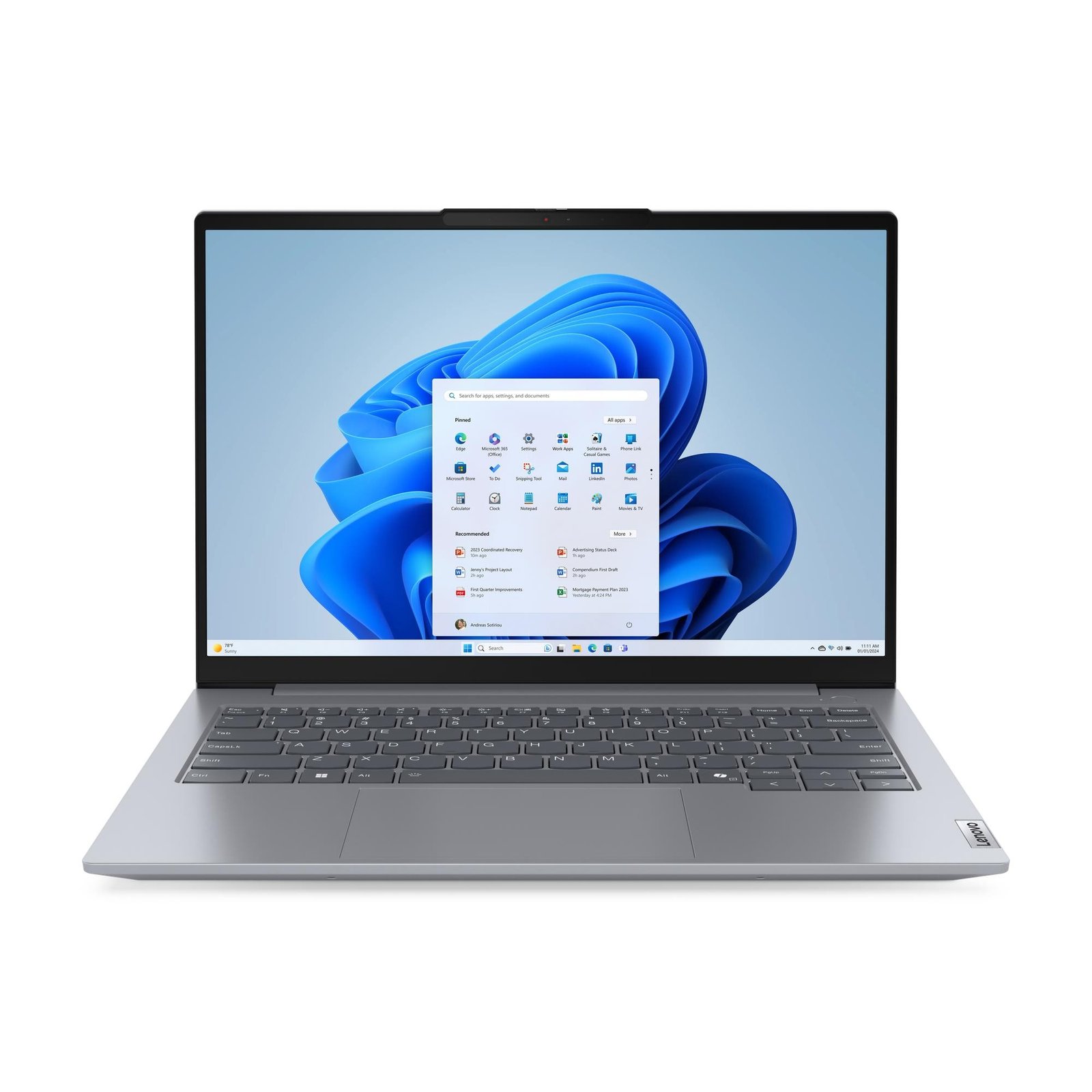 Lenovo ThinkBook 14 G7 ARP | Arctic Grey | 14 " | IPS | WUXGA | 1920 x 1200 pixels | Anti-glare | AMD Ryzen 5 | 7535HS | 16 GB | SO-DIMM DDR5 | Solid-state drive capacity 256 GB | AMD Radeon 660M Graphics | Windows 11 Pro | 802.11ax | Bluetooth version 5.3 | Keyboard language English | Keyboard backlit | Warranty 24 month(s) | Battery warranty 12 month(s)