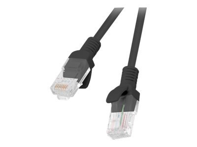 Lanberg | Patchcord CAT.6 UTP fluke passed | PCU6-10CC-0025-BK | 0.25 m | Black