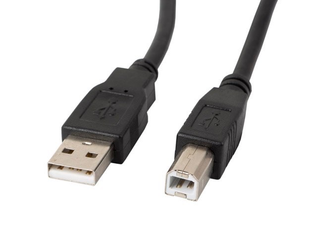 Lanberg USB Type-A to USB Type-B 2.0 Cable, 1.8 m | CA-USBA-11CC-0018-BK | USB Type-A to USB Type-B