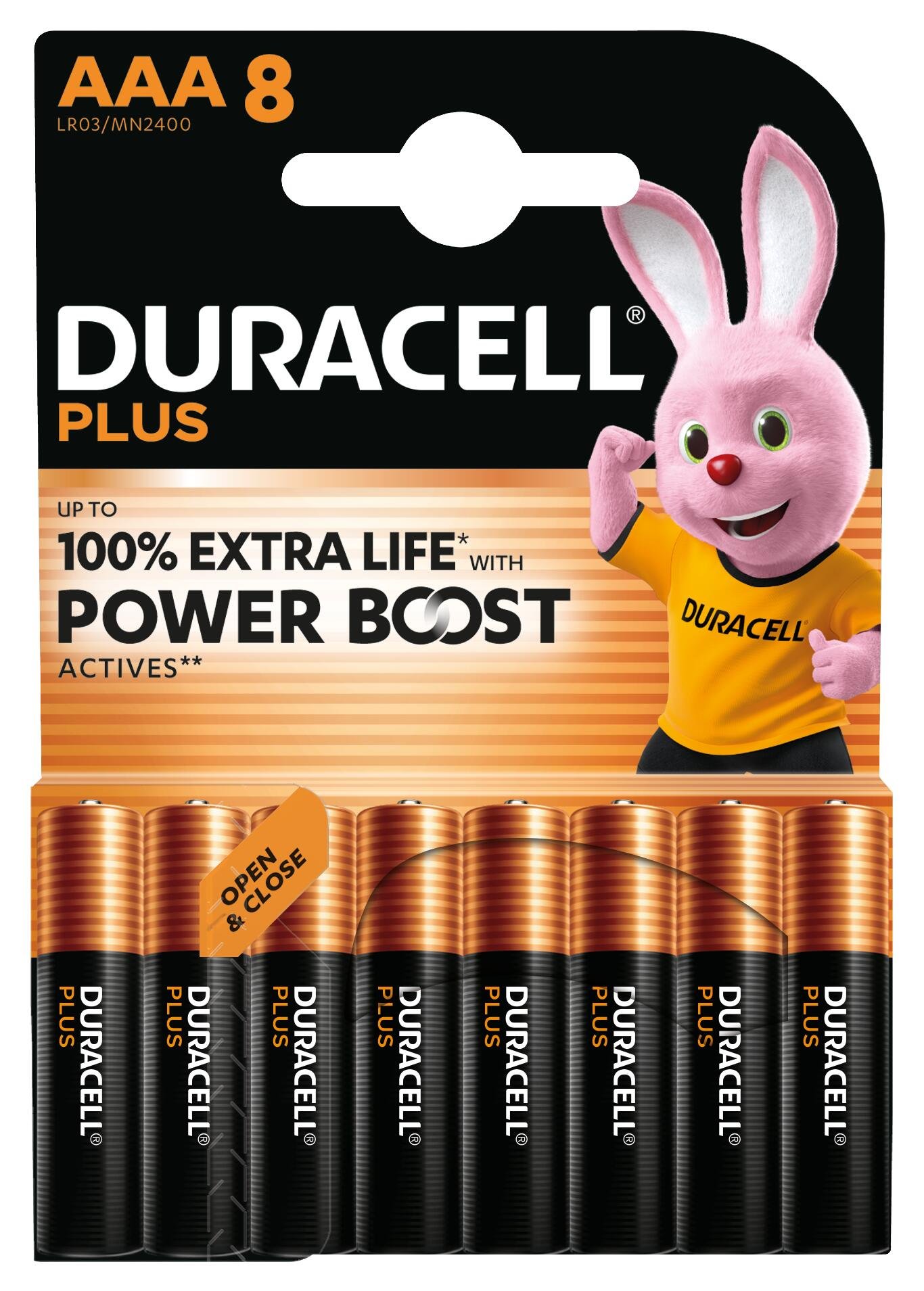 Duracell Plus Boost MN2400 BL8 | AAA | 8 pc(s)