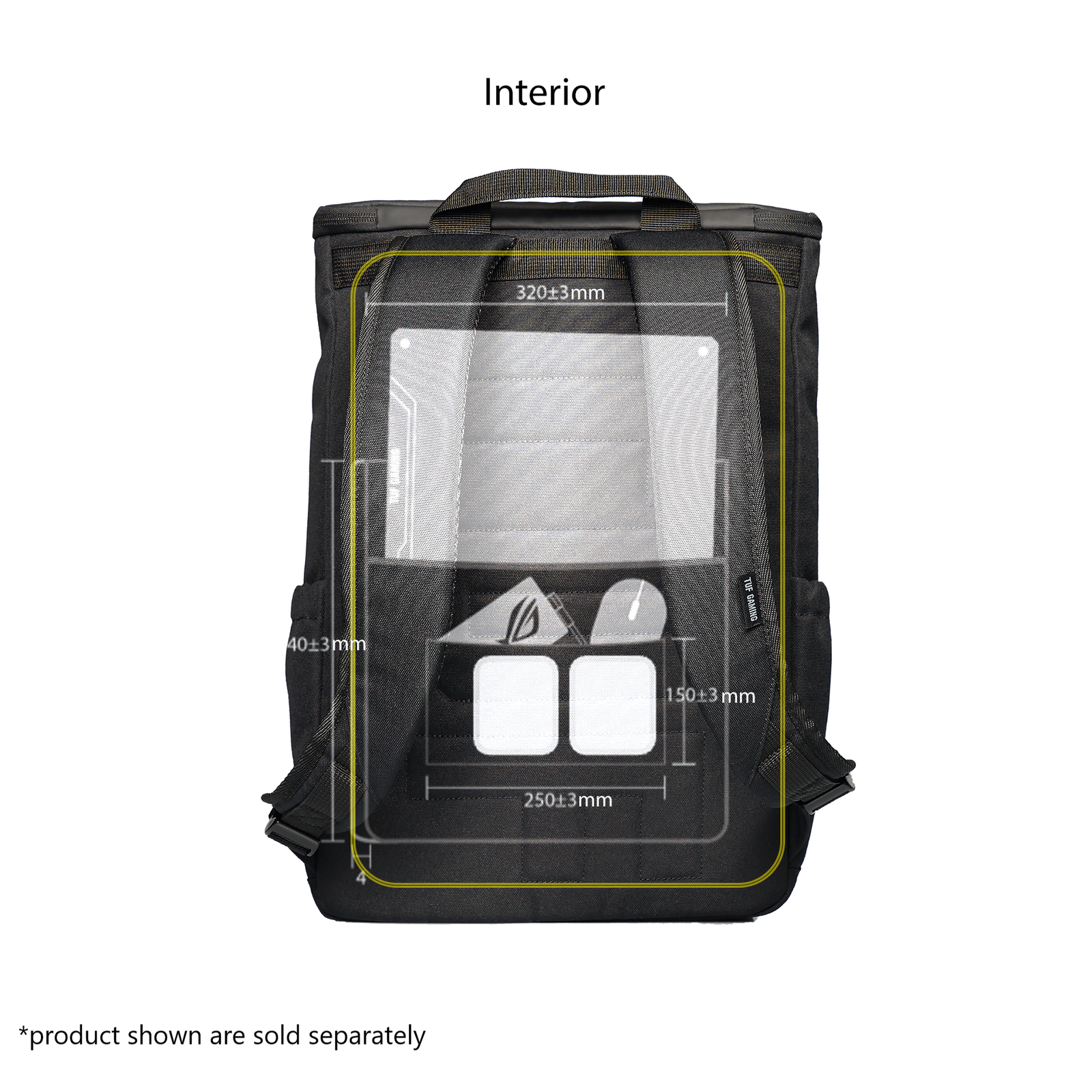 Asus BP4701 ROG BACKPACK/15_17 | Asus BP4701 | Notebook carrying backpack | Fits up to size 17 " | Backpack | Black