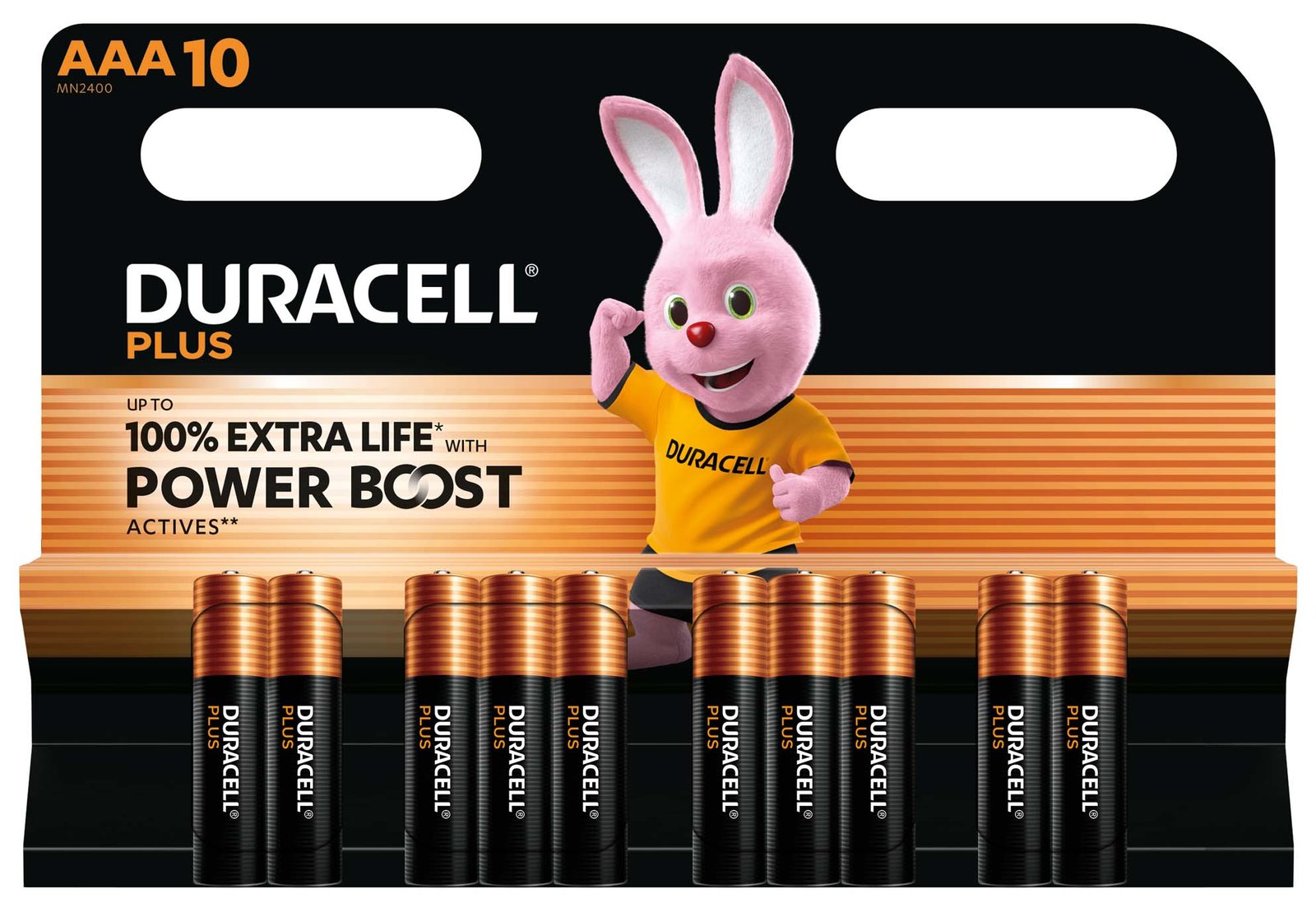 Duracell Plus Boost MN2400, BL10 | AAA