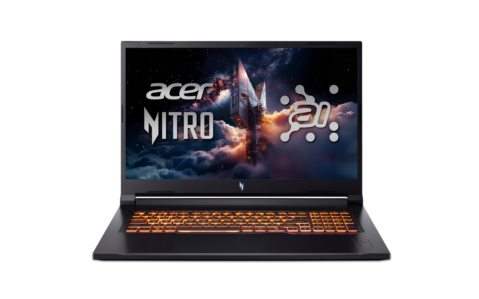 Acer | Nitro V 17 AI ANV17-41-R27Z | Obsidian Black | 17.3 " | IPS | QHD | 2560 x 1440 pixels | AMD Ryzen 7 | 260 | 32 GB | DDR5 | Solid-state drive capacity 1000 GB | NVIDIA GeForce RTX 5060 | GDDR7 | 8 GB | Windows 11 Home | 802.11ax | Bluetooth version 5.3 | Keyboard language US international | Keyboard backlit | Warranty 24 month(s)