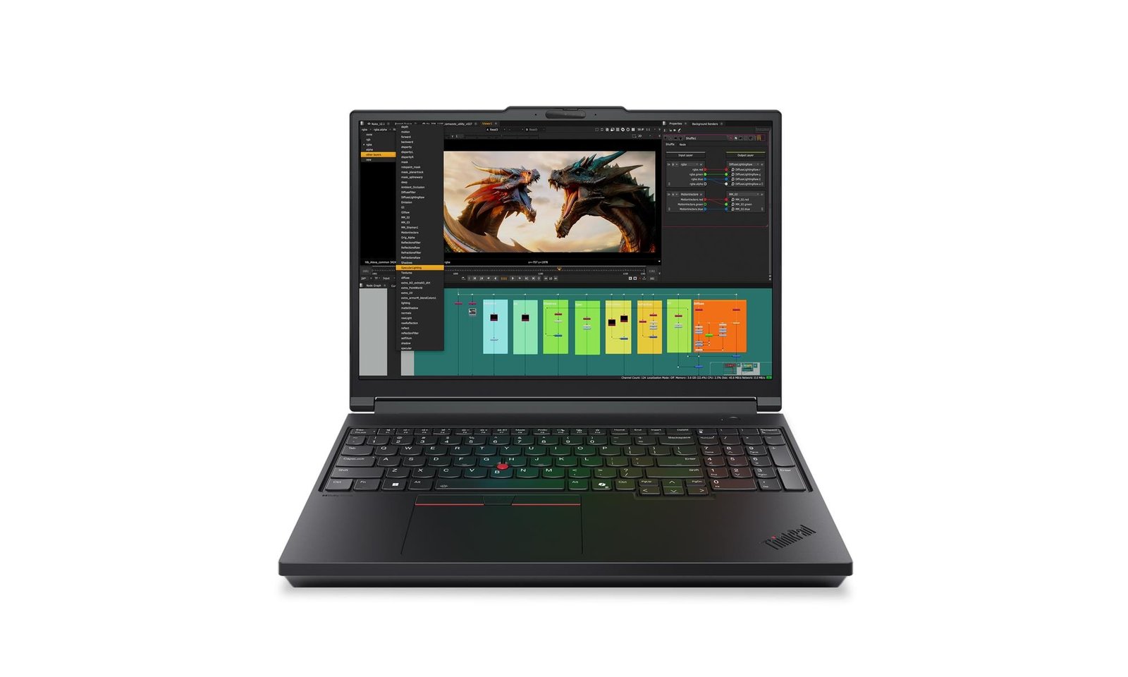 Lenovo ThinkPad P16 G3 | Black | 16 " | IPS | WUXGA | 1920 x 1200 pixels | Anti-glare | Intel Core Ultra 7 | 255HX | 64 (2x32) GB | SODIMM DDR5 | Solid-state drive capacity 1000 GB | NVIDIA RTX PRO 3000 Blackwell Generation | GDDR7 | 12 GB | Windows 11 Pro | 802.11be | Bluetooth version 5.4 | Keyboard language English | Keyboard backlit | Warranty 36 month(s) | Battery warranty 12 month(s)