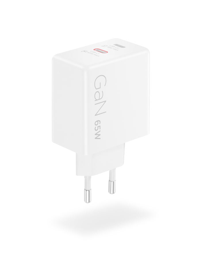 Lenovo Dual USB-C 65W GaN Charger | USB-C | 65 W | Charger