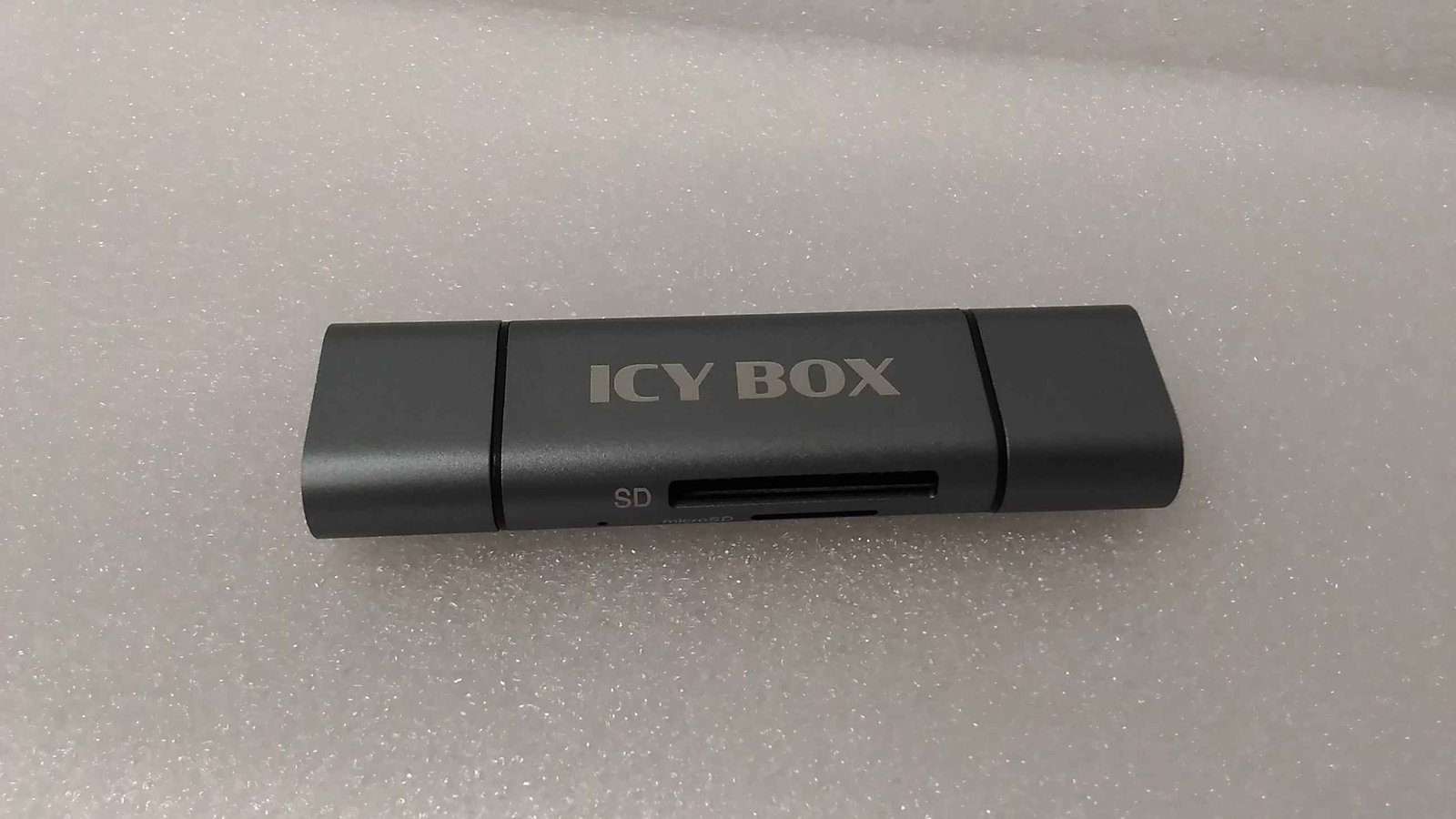 SALE OUT. Icy box IB-CR200-C  SD/MicroSD (TF) USB 2.0 card reader with Type-C and -A to micro USB (OTG) interface, anthracite | Raidsonic External card reader with multi-USB connector | USED, REFURBISHED | External | Micro SDHC, Micro SDXC, microSD 3.0 UHS-I SD, SDHC, SDXC, SD 2.0 UHS-I, MMC | external