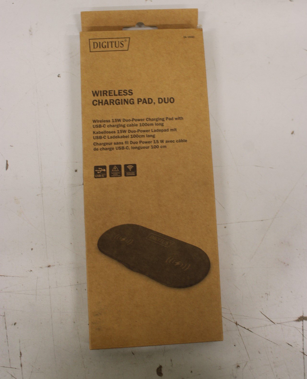 SALE OUT. DIGITUS Wireless Charging, Pad, Duo, 15W, Grey | Digitus 5/ 7.5/ 10/ 15 W | DEMO