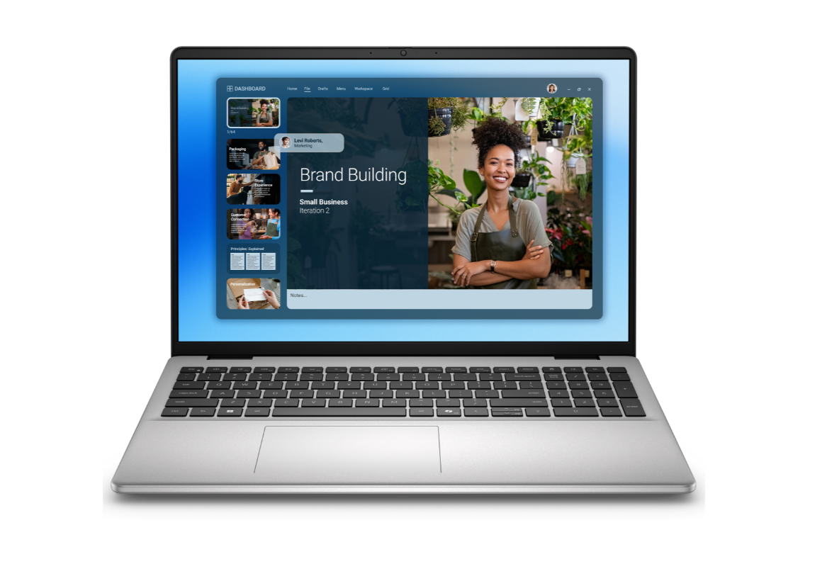 Dell 16 DC16251 | Platinum Silver | 16 " | 2K | 1920 x 1200 pixels | Anti-glare | Intel Core 7 | 150U | 16 GB | DDR5 | Solid-state drive capacity 1000 GB | NVIDIA GeForce MX570A | GDDR6 | 2 GB | Windows 11 Pro | 802.11ax | Keyboard language English | Keyboard backlit | Warranty 36 month(s) | Battery warranty 12 month(s)