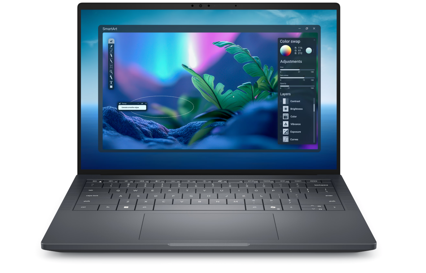 Dell Pro Max 14 Premium MA14250 | 14 " | FHD+ | 1920 x 1200 pixels | Anti-glare | Intel Core Ultra 7 | 265H | 32 GB | LPDDR5x | Solid-state drive capacity 1000 GB | NVIDIA RTX PRO 1000 Blackwell | GDDR7 | 8 GB | Windows 11 Pro | 802.11be | Keyboard language English | Keyboard backlit | Warranty 36 month(s) | Battery warranty 12 month(s)