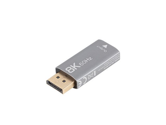 Lanberg Displayport (M) to HDMI (F) Adapter 8K, Silver | AD-DP-HD-03