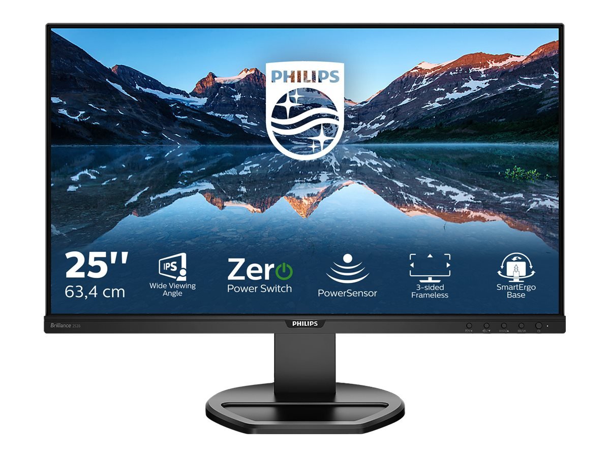 Philips | 252B9/00 | 25 " | IPS | WUXGA | 16:10 | 60 Hz | 5 ms | 1920 x 1200 pixels | 300 cd/m² | HDMI ports quantity 1 | Black