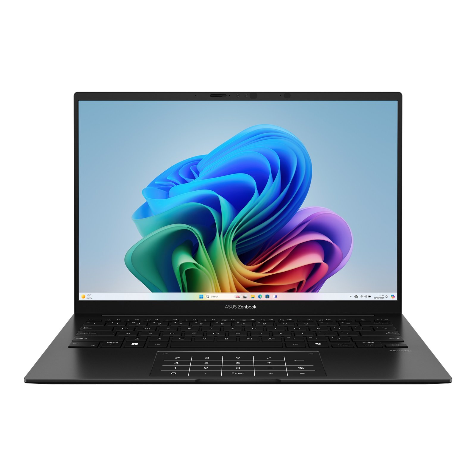 Asus | Zenbook 14 UM3406KA-PP164W | Jade Black | 14 " | OLED | 3K | 2880 x 1800 pixels | Glossy | AMD Ryzen AI 7 | 350 | 32 GB | LPDDR5X | Solid-state drive capacity 1000 GB | AMD Radeon Graphics | Windows 11 Home | 802.11ax | Bluetooth version 5.3 | Keyboard language US | Keyboard backlit | Warranty 24 month(s)