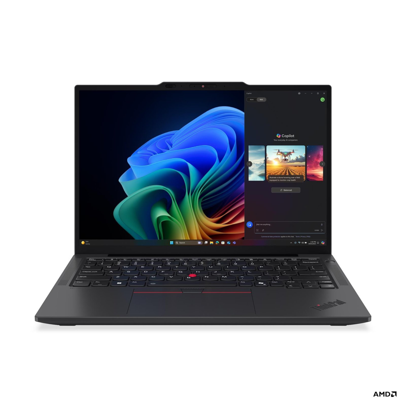 Lenovo ThinkPad X13 G6 AMD | Black | 13.3 " | IPS | WUXGA | 1920 x 1200 pixels | Anti-glare | AMD Ryzen AI 5 PRO | 340 | 32 GB | Soldered LPDDR5x | Solid-state drive capacity 512 GB | AMD Radeon 840M Graphics | Windows 11 Pro | 802.11be | Bluetooth version 5.4 | LTE Upgradable | Keyboard language English | Keyboard backlit | Warranty 36 month(s) | Battery warranty 12 month(s)