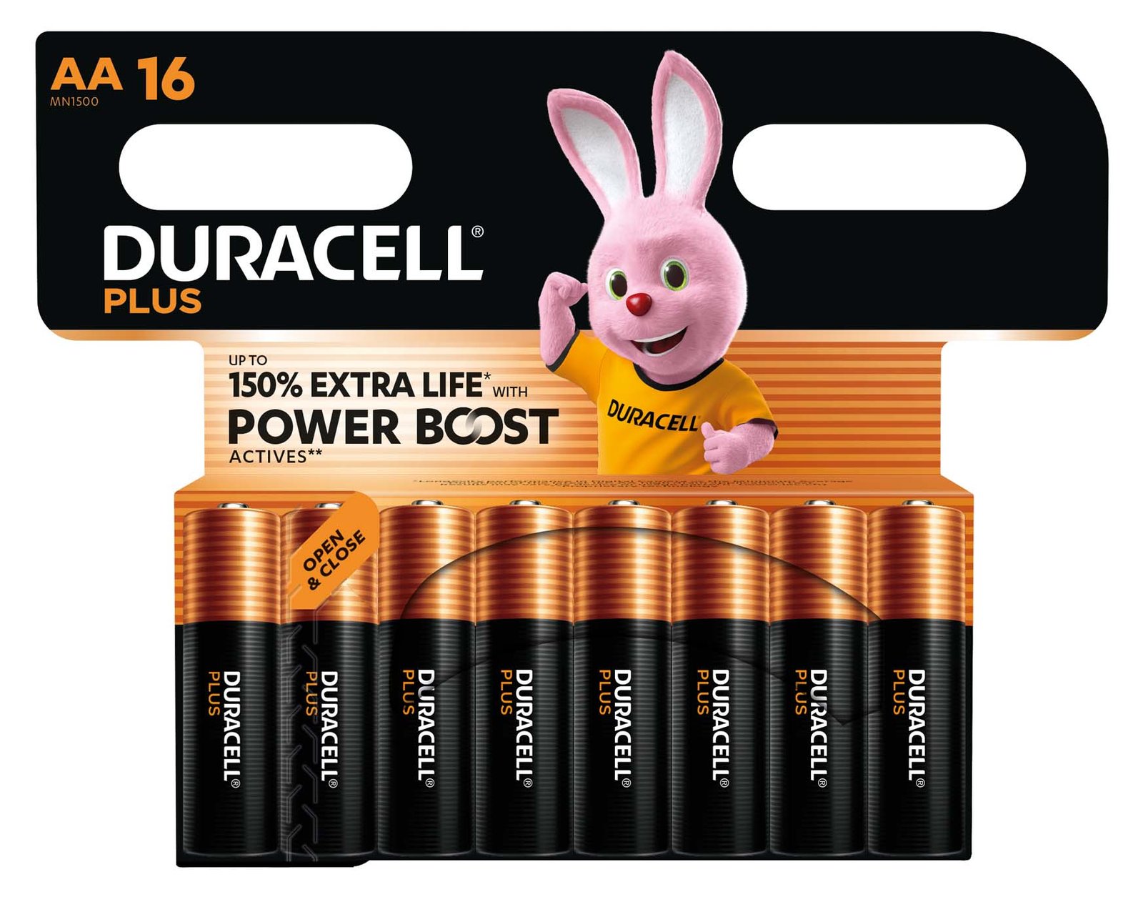Duracell Plus Boost MN 1500 BL16 | AA