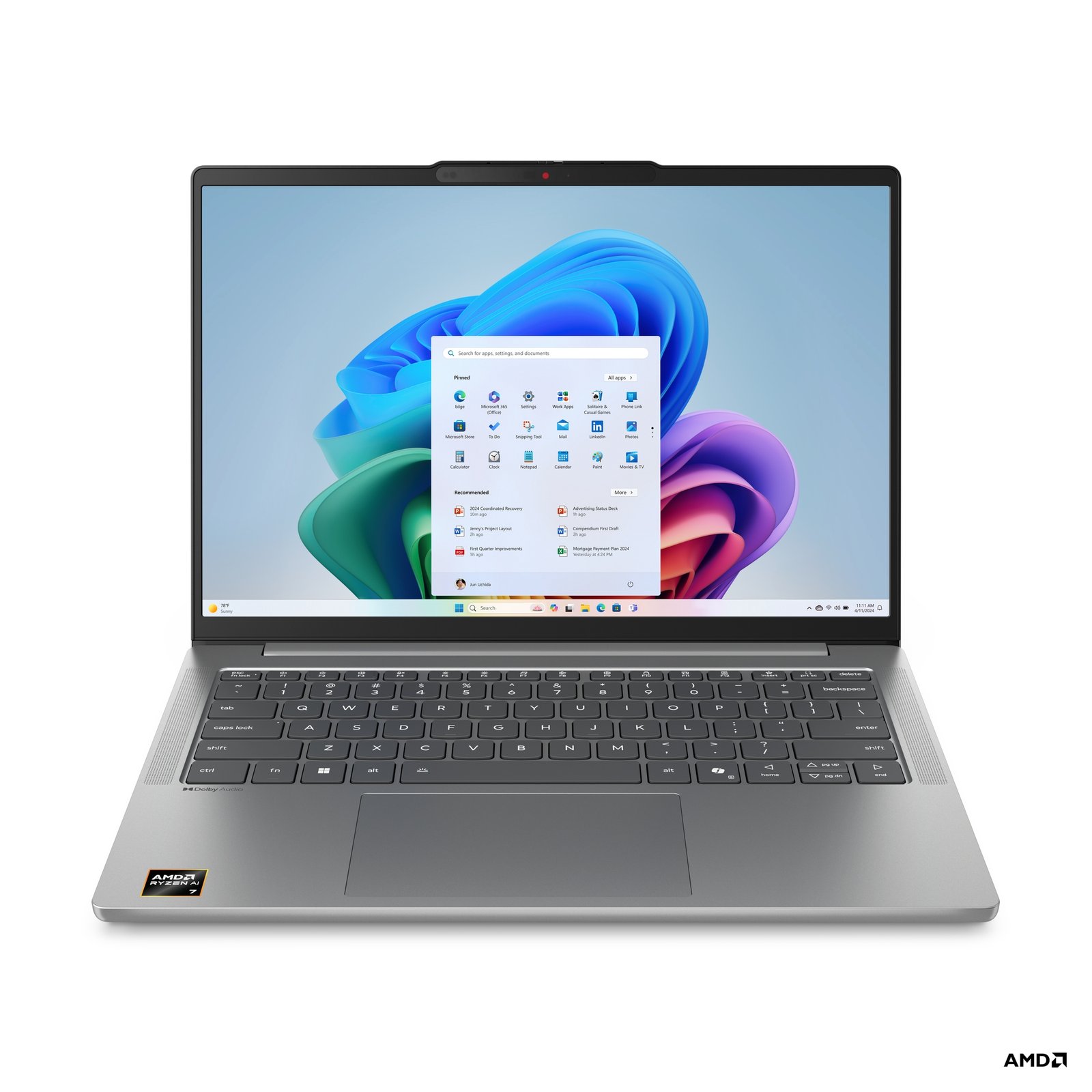 Lenovo IdeaPad Slim 5 14ARP10 | Luna Grey | 14 " | IPS | WUXGA | 1920 x 1200 pixels | Anti-glare | AMD Ryzen 7 | 7735HS | 16 (2x8GB) GB | SO-DIMM DDR5 | Solid-state drive capacity 1000 GB | AMD Radeon 680M Graphics | Windows 11 Home | 802.11ax | Bluetooth version 5.2 | Keyboard language Nordic | Keyboard backlit | Warranty 24 month(s) | Battery warranty 12 month(s)