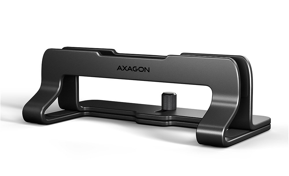 AXAGON STND-VB vertical stand for laptops and tablets | Adjustable width | 10-17.3 " | Black