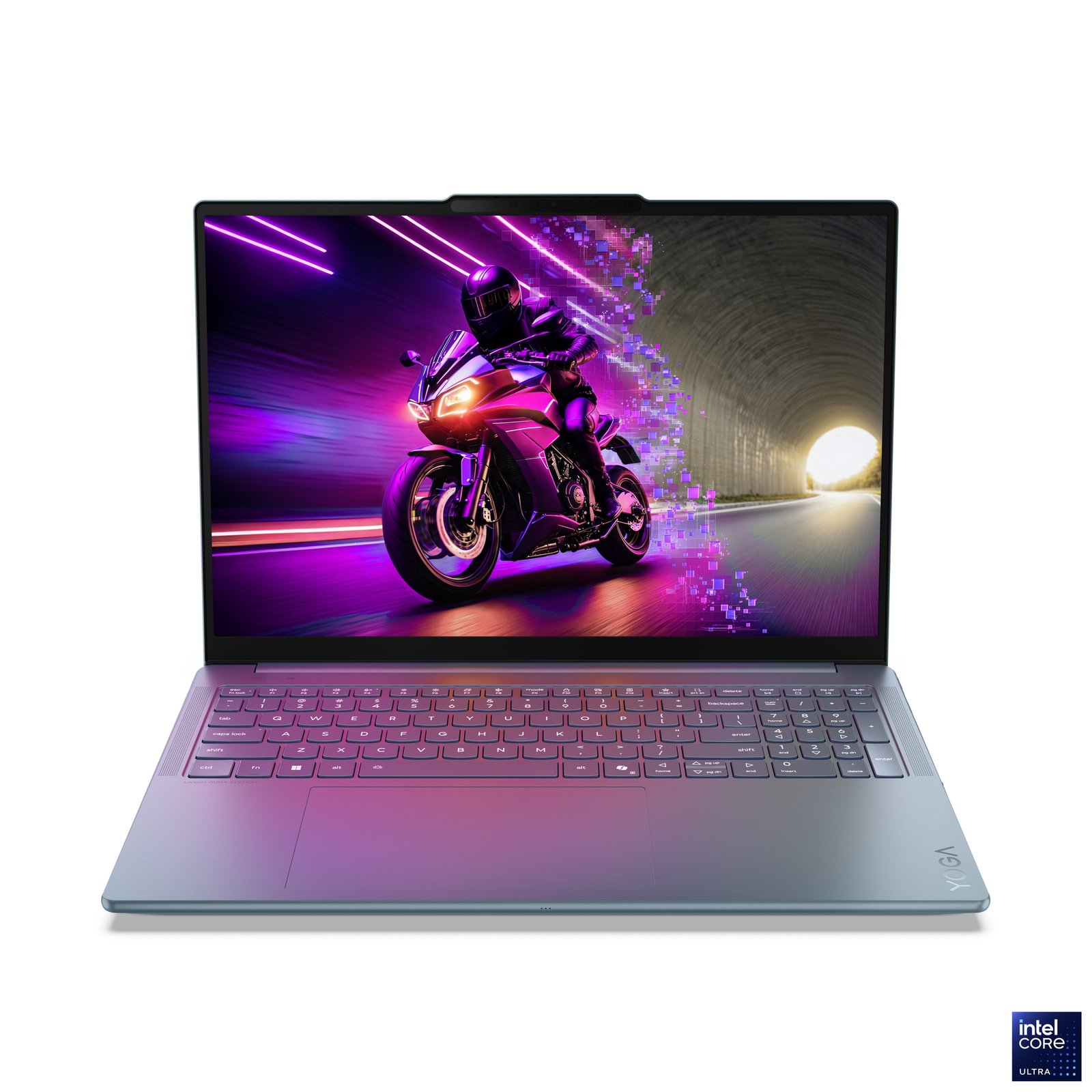Lenovo Yoga Pro 9 16IAH10 | Tidal Teal | 16 " | OLED | 3.2K | 3200 x 2000 pixels | Glossy | Intel Core Ultra 9 | 285H | 64 GB | Soldered LPDDR5x | Solid-state drive capacity 2000 GB | NVIDIA GeForce RTX 5070 | GDDR7 | 8 GB | Windows 11 Pro | 802.11be | Bluetooth version 5.4 | Keyboard language English | Keyboard backlit | Warranty 24 month(s) | Battery warranty 12 month(s)