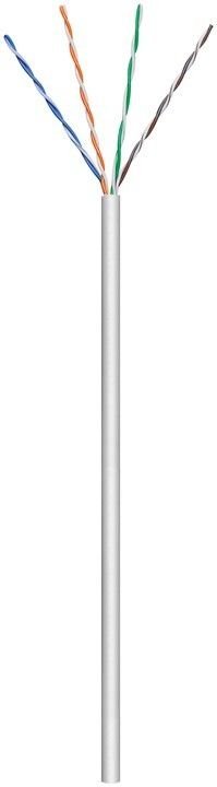 Goobay | 93885 | CAT 6 network cable, U/UTP, grey, 305 m