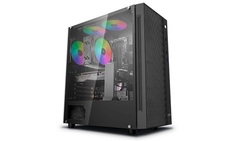 Deepcool | MATREXX 55 MESH | Side window | Black | E-ATX | ATX PS2 （Length less than 170mm)