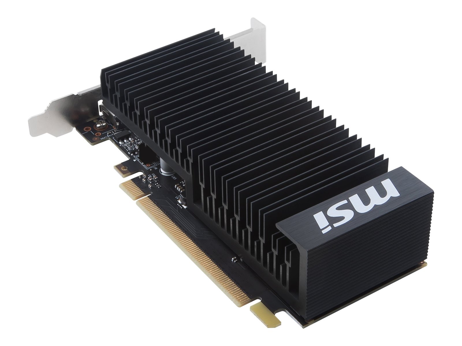 MSI | GeForce GT 1030 2GHD4 LP OC | NVIDIA | 2 GB | GeForce GT 1030 | DDR4 | HDMI ports quantity 1 | PCI Express 3.0 x16 (uses x4) | Memory clock speed 2100 MHz