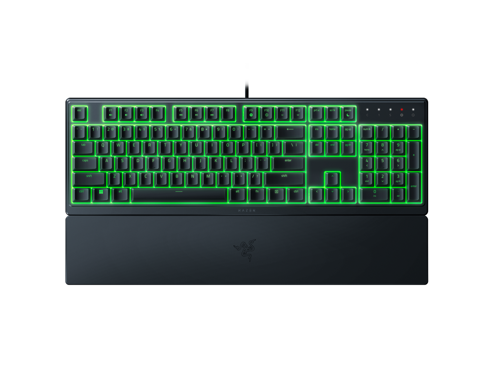 Razer | Gaming Keyboard | Ornata V3 X | Gaming keyboard | Wired | RGB LED light | US | Silent Membrane | Black