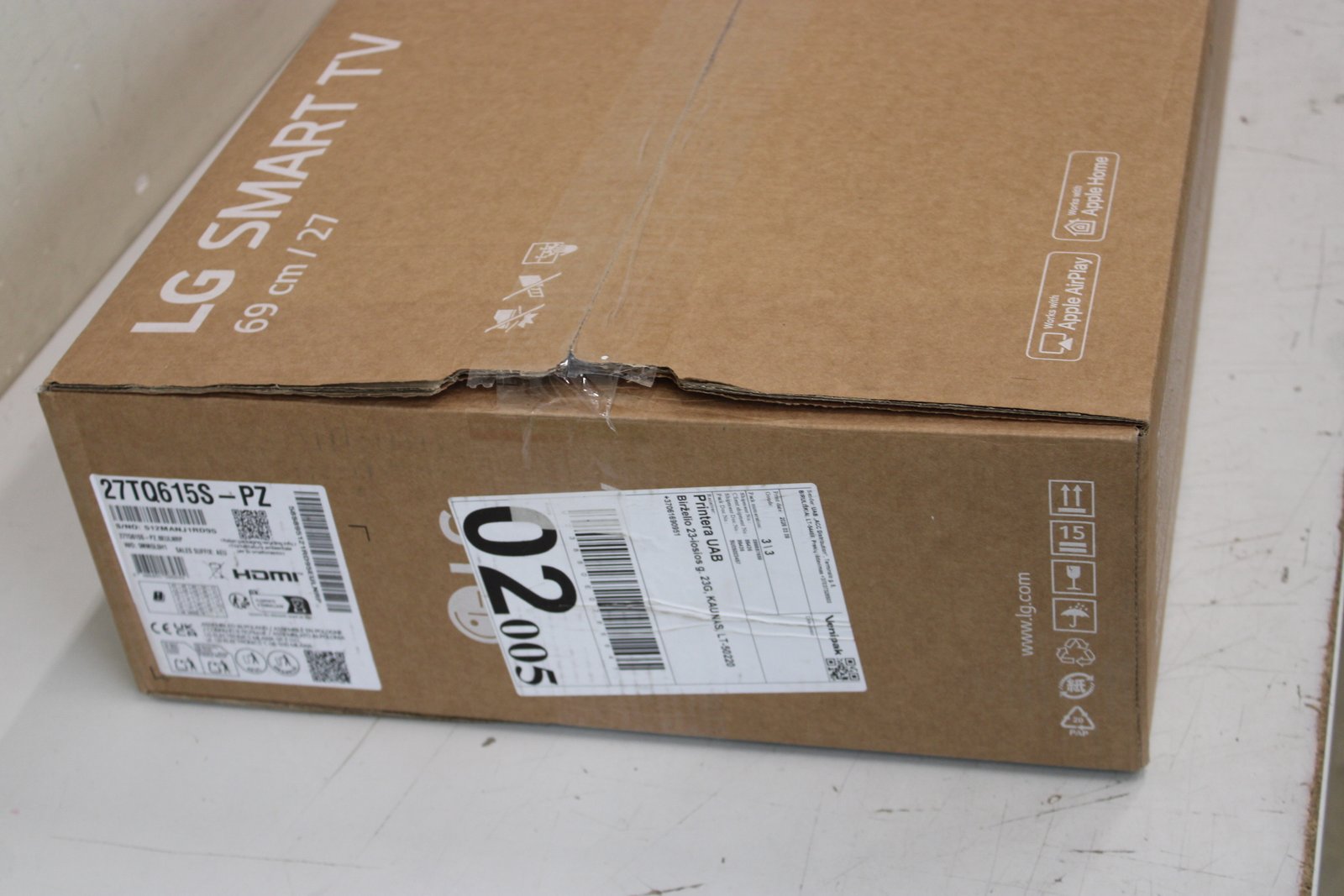 SALE OUT. LG 27TQ615S-PZ 27" IPS 1920x1080/16:9/14ms/DiplayPort HDMI | SALE OUT. LG | Monitor | 27TQ615S-PZ | 27 " | IPS | FHD | 16:9 | 60 Hz | 14 ms | 1920 x 1080 | 250 cd/m² | HDMI ports quantity 2 | Black | Warranty 24 month(s) | DAMAGED PACKAGING
