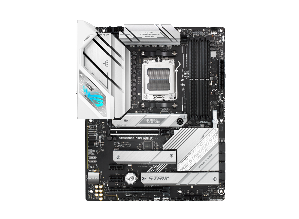 Asus | ROG STRIX B650-A GAMING WIFI | Processor family AMD | Processor socket AM5 | DDR5 DIMM | Memory slots 4 | Supported hard disk drive interfaces 	SATA, M.2 | Number of SATA connectors 4 | Chipset  AMD B650 | ATX
