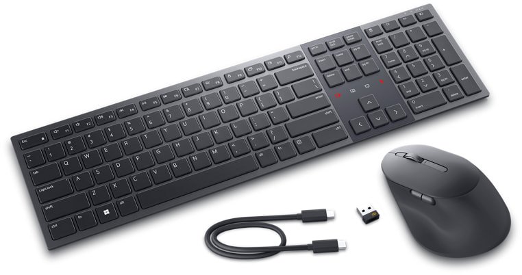 Dell | Premier Collaboration Keyboard and Mouse | KM900 | Keyboard and Mouse Set | Wireless | Wireless connection | US | Graphite