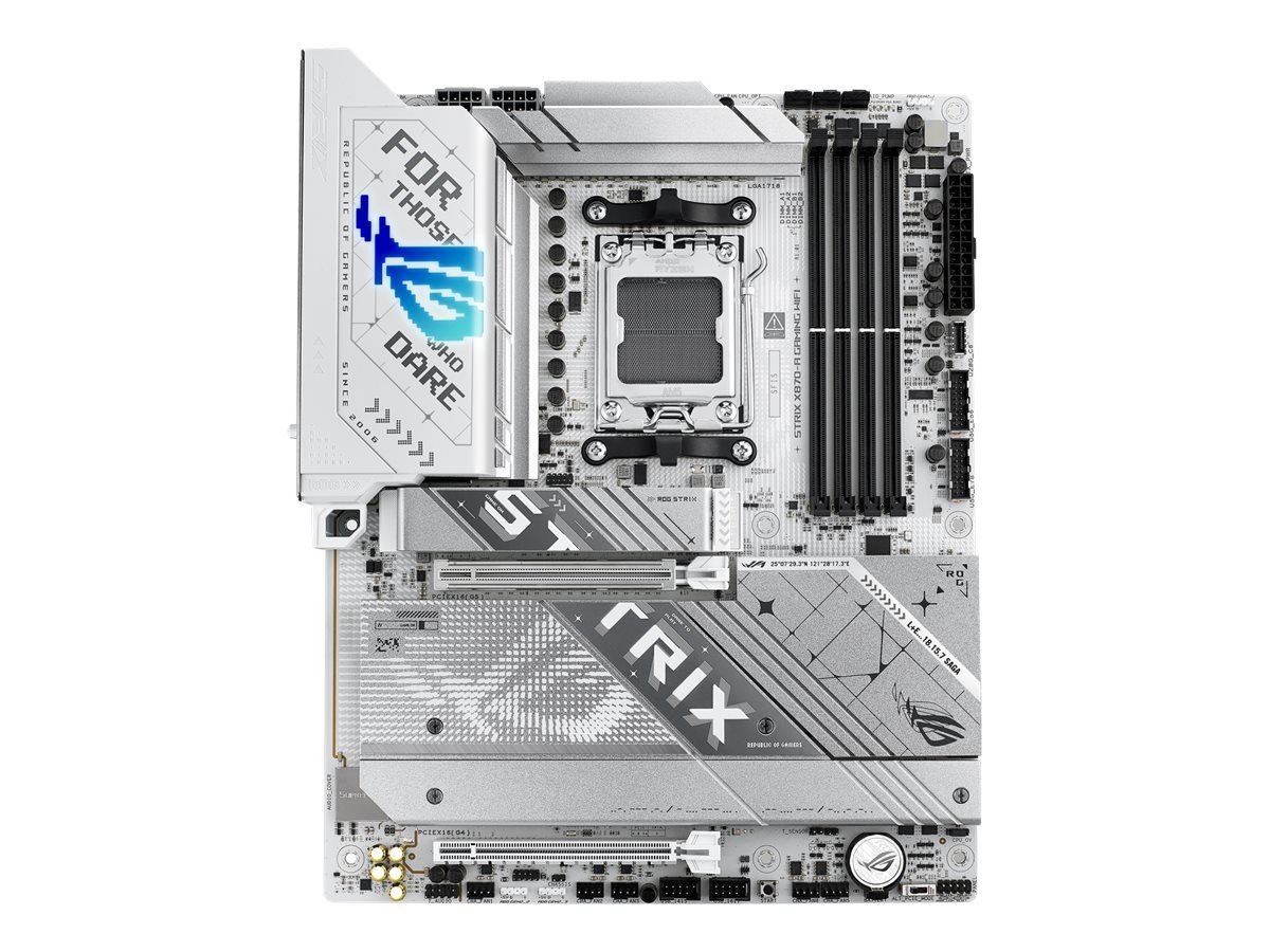 Asus ROG STRIX X870-A GAMING WIFI | Processor family AMD | Processor socket AM5 | DDR5 | Supported hard disk drive interfaces SATA, M.2 | Number of SATA connectors 2