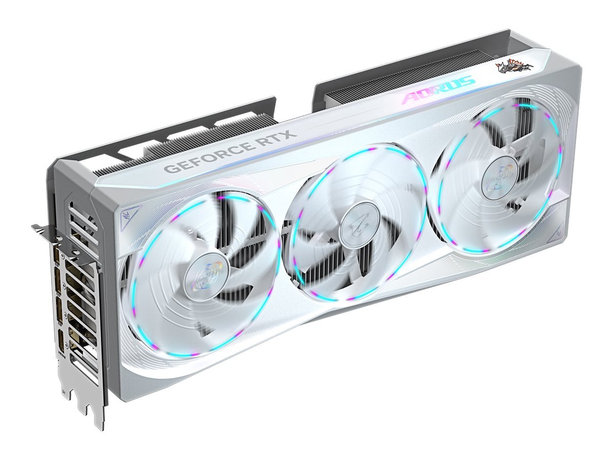 Gigabyte AORUS GeForce RTX 5080 MASTER ICE 16G | NVIDIA | 16 GB | GeForce RTX 5080 | GDDR7 | HDMI ports quantity 1 | PCI-E 5.0 | Memory clock speed 2805 MHz