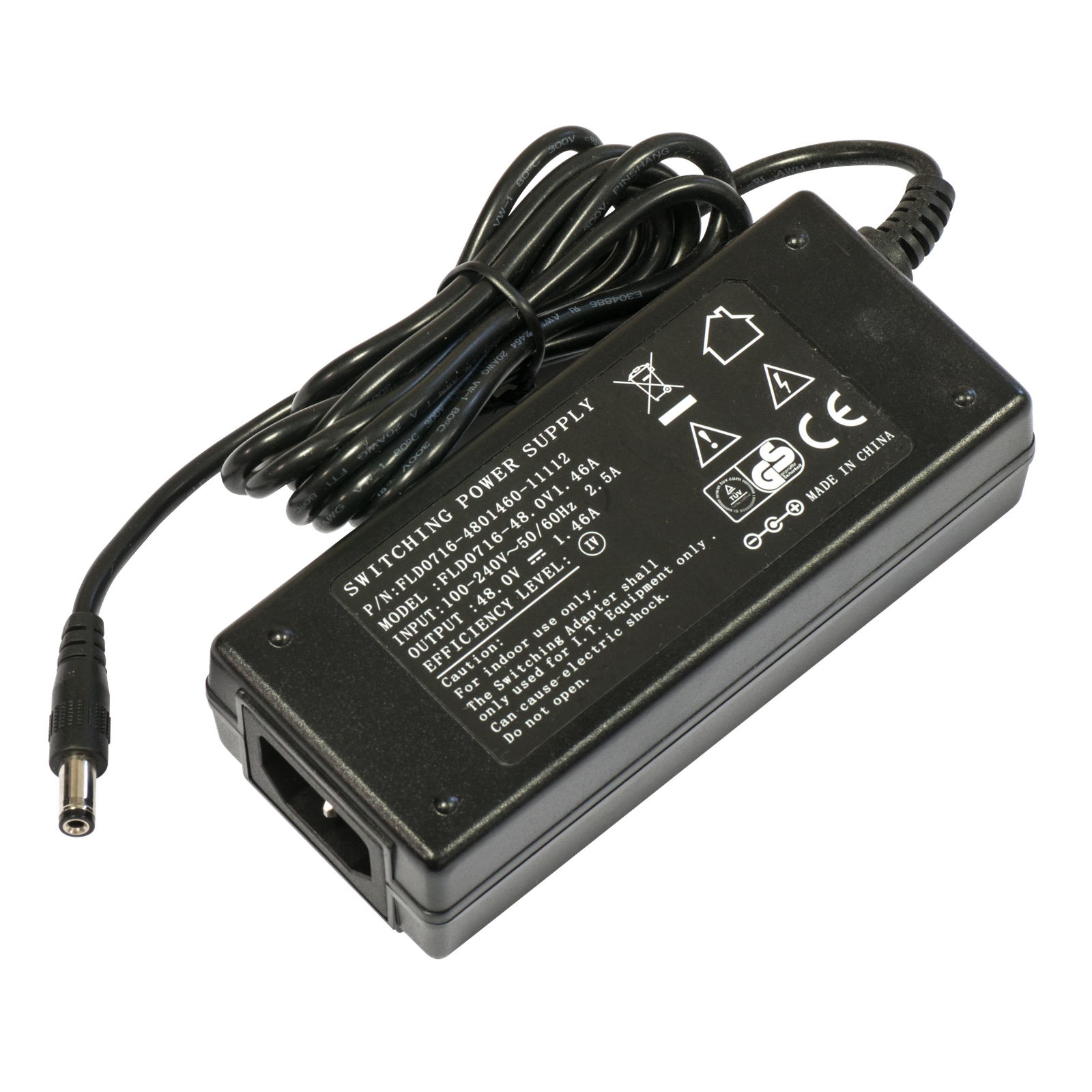 MikroTik 48V 1.46A 70W Power Adapter and Power plug | 48POW