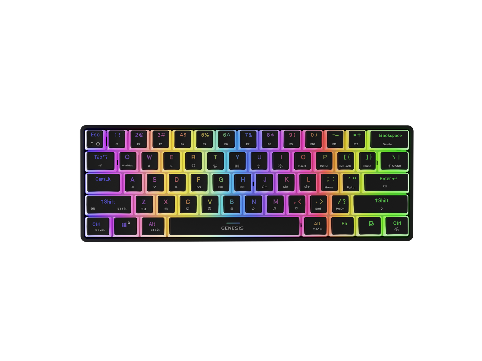 Genesis | THOR 660 G2 | Gaming Keyboard | Wireless/Wired | US | Linear | Black | RGB