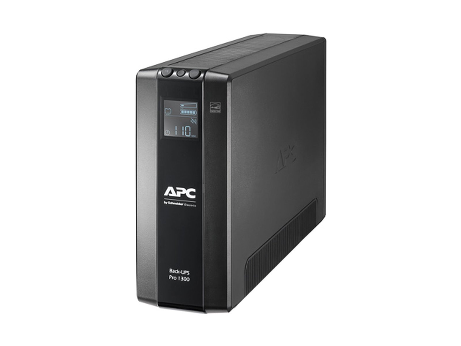 Schneider Electric APC Back-UPS Pro, tower, 230V, 8x IEC C13 outlets, AVR, LCD, user-replaceable battery | BR1300MI | 1300 VA | 780 W | 230 V