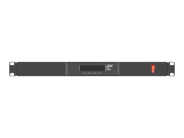 Lanberg 19" fan unit/ventilation panel with LCD 4 fans + thermostat 230V | AK-1503-B | Black
