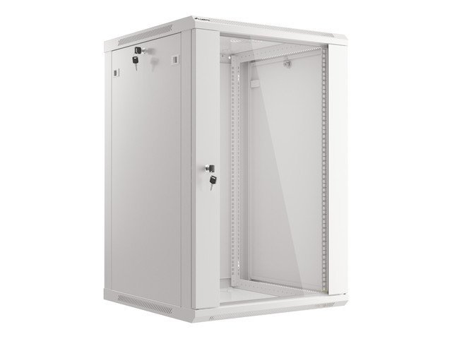 Lanberg | Rack cabinet 19" wall-mount 18U/600x600 (flat pack) | WF01-6618-10S | Grey