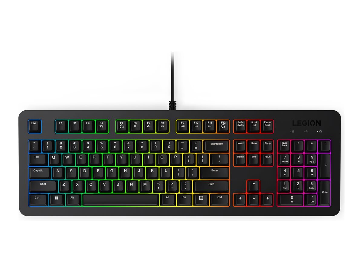 Lenovo Legion K310 RGB | Gaming Keyboard | Wired | Nordic | Membrane